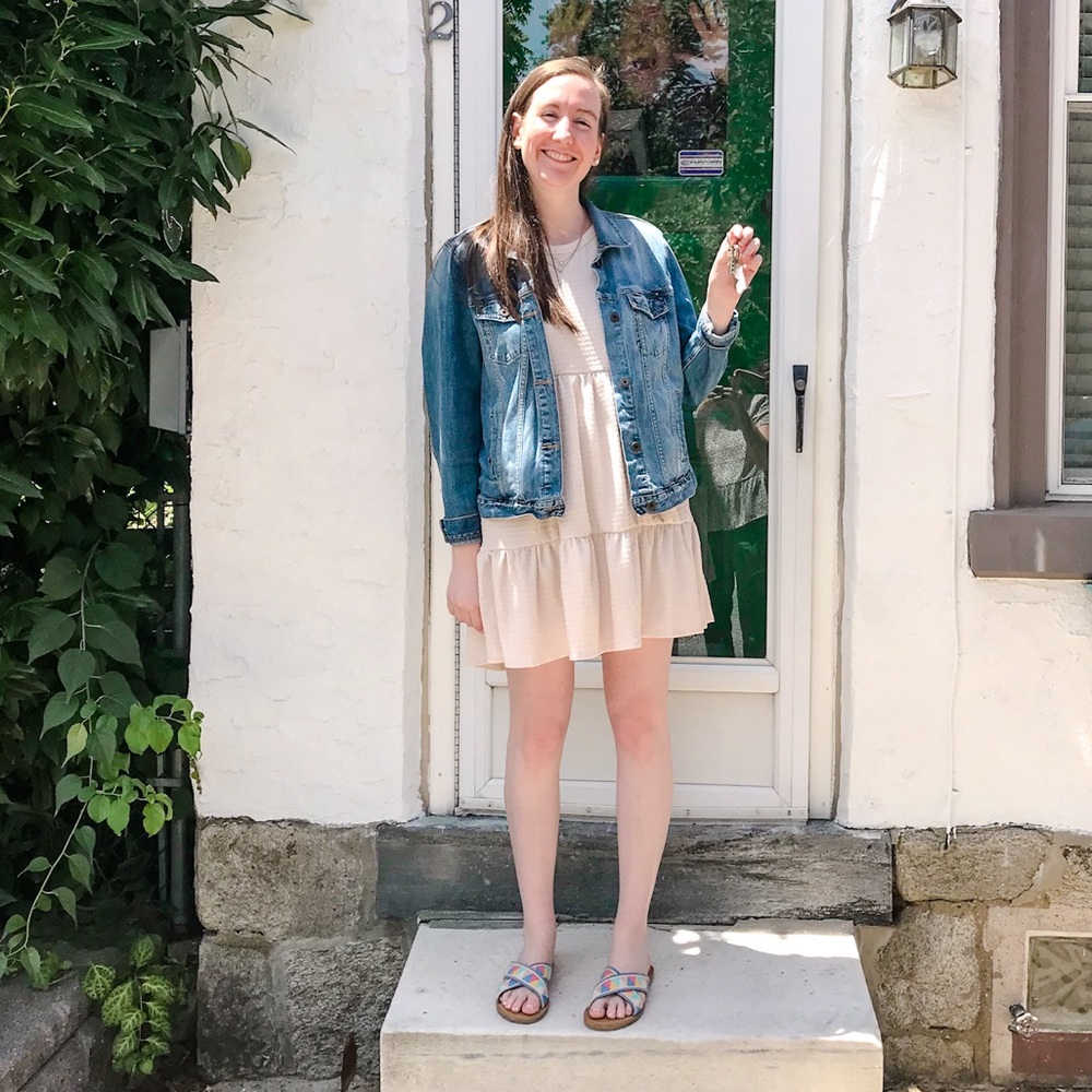 ⭐️ 3/$25 Lush Cream Tiered High Neck Mini Dress